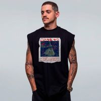 REGATA OVERSIZED PRETA - VINGANÇA DOS RATOS