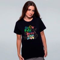 CAMISETA PRETA - FALA QUE EU TE MUTO