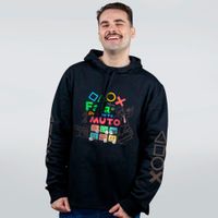 MOLETOM OVERSIZED PRETO - FALA QUE EU TE MUTO