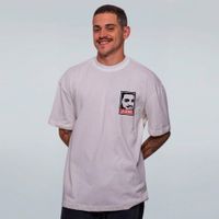 CAMISETA OVERSIZED OFF WHITE - JÁ BORA