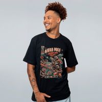 CAMISETA PRETA - ASTRO PUGS