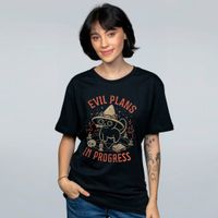 CAMISETA PRETA - EVIL PLANS