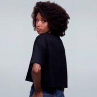 CROPPED OVERSIZED PRETO - VAMPURR
