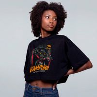CROPPED OVERSIZED PRETO - VAMPURR