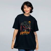 CAMISETA OVERSIZED PRETA - VAMPURR