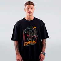 CAMISETA OVERSIZED PRETA - VAMPURR