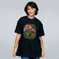 CAMISETA OVERSIZED PRETA - A PRÓPRIA CARNE - O VELHO