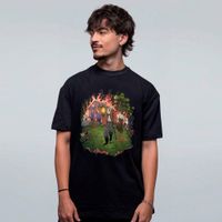 CAMISETA OVERSIZED PRETA - A PRÓPRIA CARNE - O VELHO