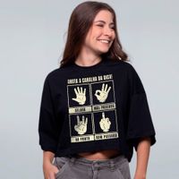 CROPPED OVERSIZED PRETO - ANOTA A DICA