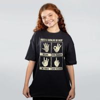 CAMISETA OVERSIZED PRETA - ANOTA A DICA