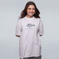 CAMISETA OVERSIZED OFF WHITE - NEM O MAR TÁ PRA PEIXE