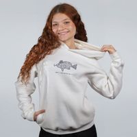 MOLETOM OFF WHITE - NEM O MAR TÁ PRA PEIXE