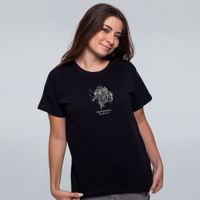 CAMISETA PRETA - VAGABUNDO TAMBÉM AMA