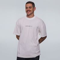 CAMISETA OVERSIZED OFF WHITE - SE TEM PEIXE TEM HISTÓRIA