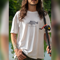 CAMISETA OVERSIZED OFF WHITE - NEM O MAR TÁ PRA PEIXE
