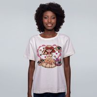 CAMISETA OFF WHITE - PRINCESA SUPER FOFINHA