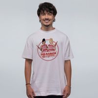 CAMISETA OVERSIZED OFF WHITE - DRAGBOX NA COZINHA
