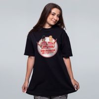 CAMISETA OVERSIZED PRETA - DRAGBOX NA COZINHA