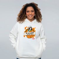 MOLETOM OFF WHITE - ORANGE