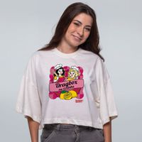 CROPPED OVERSIZED OFF WHITE - LEMON