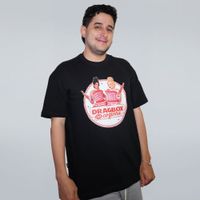 CAMISETA OVERSIZED PRETA - DRAGBOX NA COZINHA