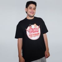 CAMISETA OVERSIZED PRETA - DRAGBOX NA COZINHA