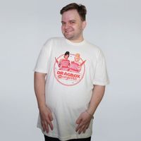 CAMISETA OVERSIZED OFF WHITE - DRAGBOX NA COZINHA