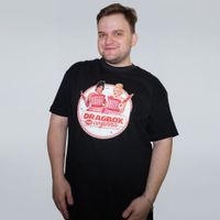 CAMISETA PRETA - DRAGBOX NA COZINHA