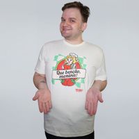 CAMISETA OFF WHITE - STRAWBERRY