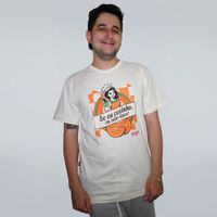 CAMISETA OFF WHITE - ORANGE