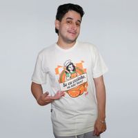 CAMISETA OFF WHITE - ORANGE