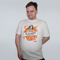 CAMISETA OFF WHITE - ORANGE