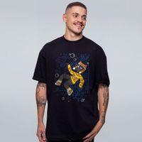 CAMISETA OVERSIZED PRETA - CADUXINN