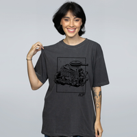 CAMISETA OVERSIZED ESTONADA - OPALA SEIS CILINDROS