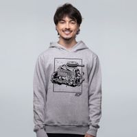 MOLETOM CINZA - OPALA SEIS CILINDROS