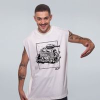REGATA OVERSIZED OFF WHITE - OPALA SEIS CILINDROS