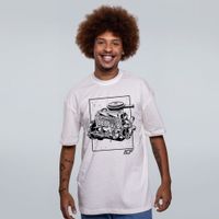 CAMISETA OVERSIZED OFF WHITE - OPALA SEIS CILINDROS