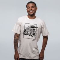 CAMISETA OFF WHITE - OPALA SEIS CILINDROS