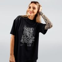 CAMISETA OVERSIZED PRETA - APZÃO