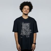CAMISETA OVERSIZED PRETA - APZÃO