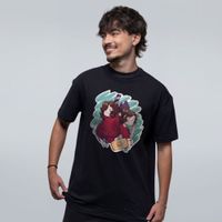 CAMISETA OVERSIZED PRETA - ARTE EM MOVIMENTO