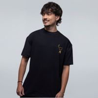 CAMISETA OVERSIZED PRETA - GATO ZZZ