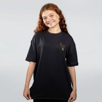 CAMISETA OVERSIZED PRETA - GATO ZZZ