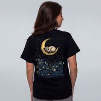 CAMISETA PRETA - GATO ZZZ