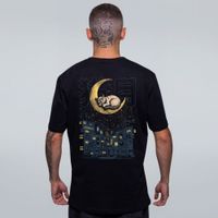 CAMISETA PRETA - GATO ZZZ