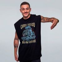 REGATA OVERSIZED PRETA - CARRO PARADO