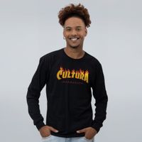 MANGA LONGA PRETA - FLAME