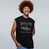 REGATA OVERSIZED PRETA - MÁQUINA DO TEMPO