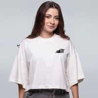CROPPED OVERSIZED OFF WHITE - CULTURA CARBURADA