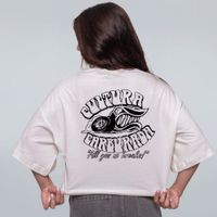 CROPPED OVERSIZED OFF WHITE - CULTURA CARBURADA